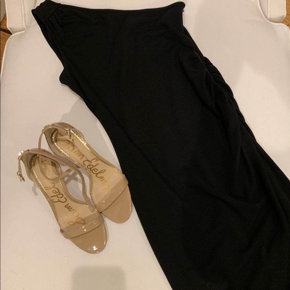 Banana Republic One Shoulder Black Dress NWT
